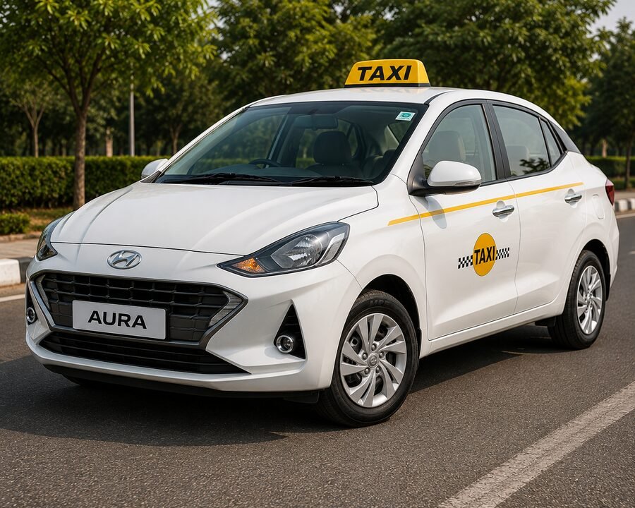 Hyundai Aura taxi in Jalandhar